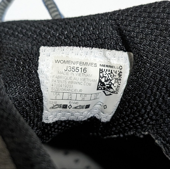 Merrell Siren Edge Trail Hiking Shoes Blue/Grey J35516 Women’s US 6 Vibram Sole - Picture 10 of 10